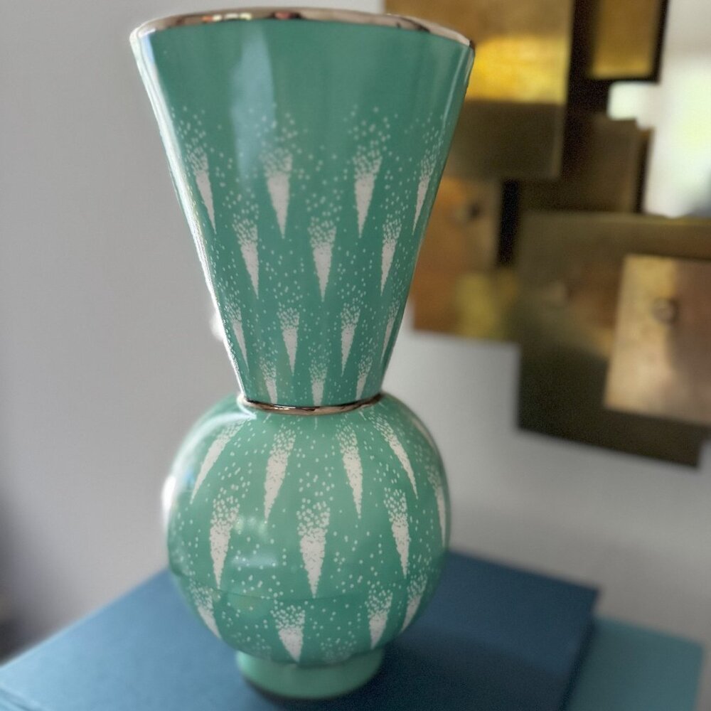 Jonathan Adler Sea Foam Vase